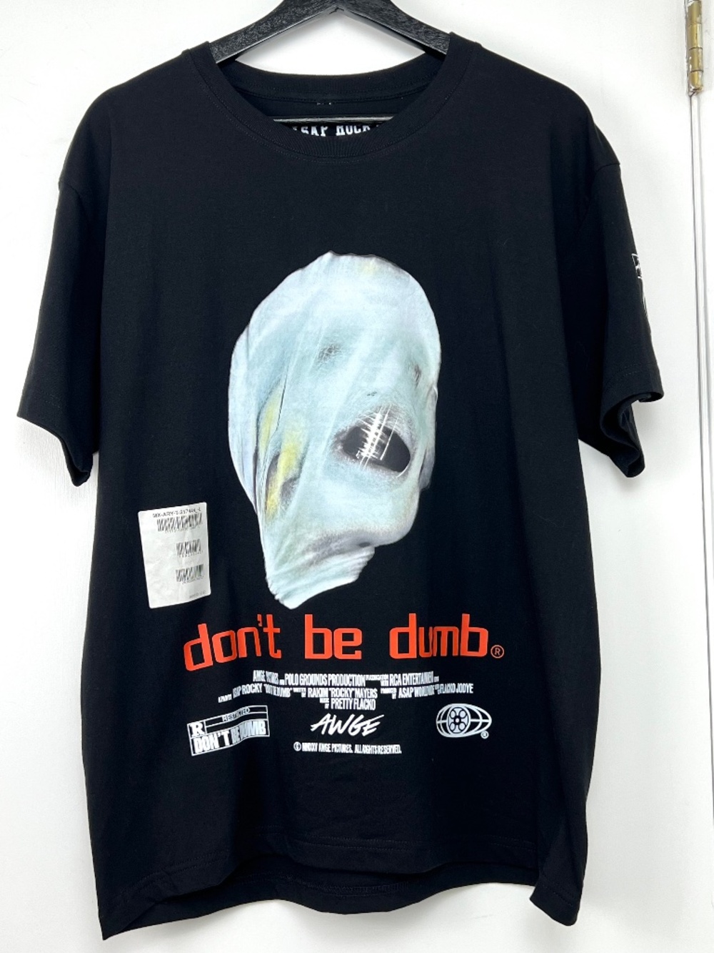 A$AP ROCKY ‘Don’t Be Dumb’ Merch Album Graphic T Shirt Men’s L Black Multicolor